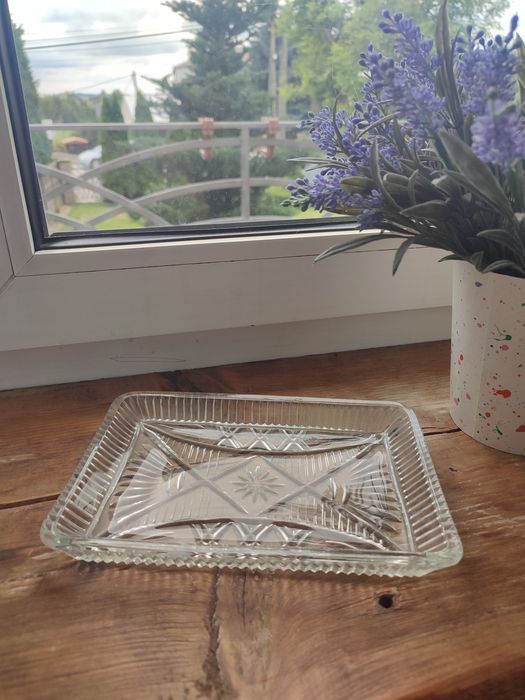 Szklana taca/podstawka