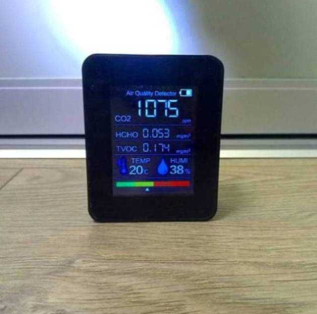 Датчик детектор анализатор 5в1 СО2 HCHO TVOC температура влажность
