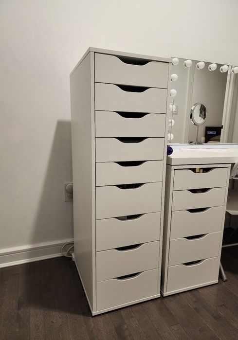 ALEX Komoda, 9 szuflad, biały, 36x116 cm biała Ikea