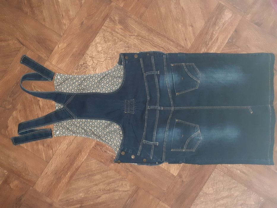 Джинсовый сарафан для беременных