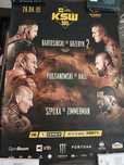 Plakat z autografami KSW 105