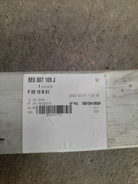 Suporte, para-choques para AUDI A4