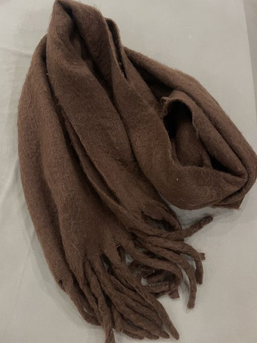 Шарф новый коричневый