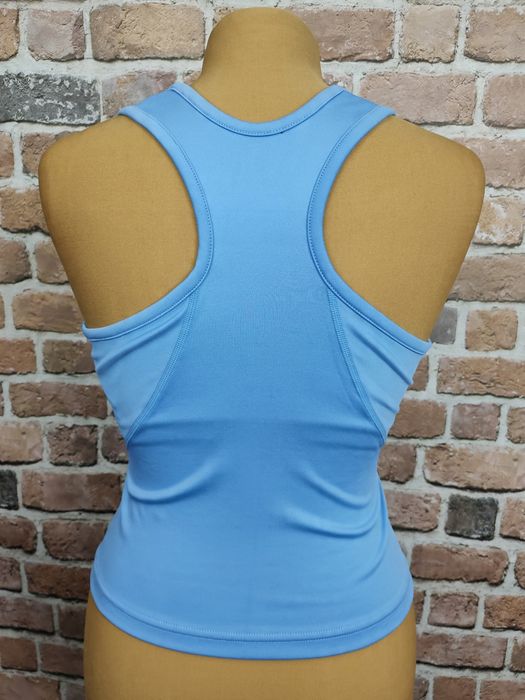 Mizuno treningowa koszulka top sportowy niebieski s