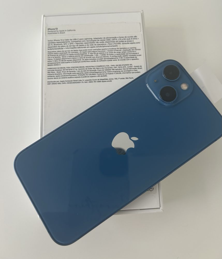 Iphone 13 Azul 128GB Lindíssimo!