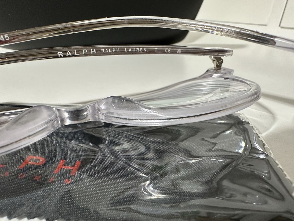 Oprawki okulary transparentne ralph lauren ra7141 clear szkła hoya