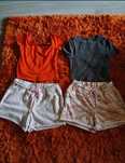 New look Nowy Zestaw 4 sztuk roz S  2xszorty+2topy 11-20lat