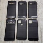 Чехол противоударный Carbon TPU на Pixel 7/ 7A/ 6 Pro  и др