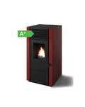 Piecyk na pellet Marisa 9 kW czerwony NADMUCH DGP