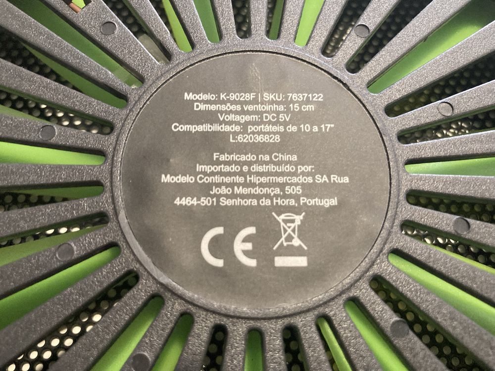 Base de refrigeração para portátil