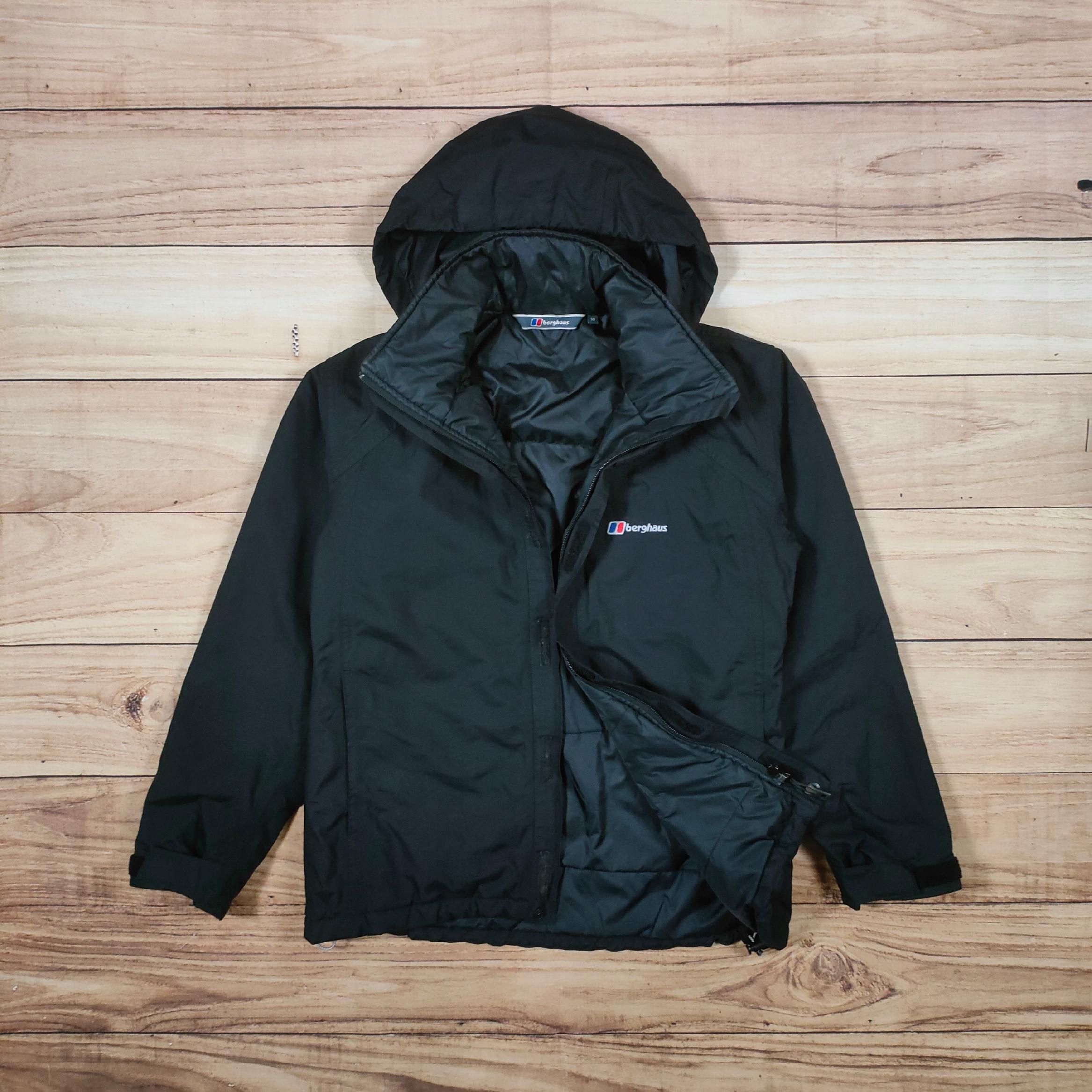BERGHAUS Kurtka AQ2 Czarna Ocieplana Logowana r. 10 ( M )