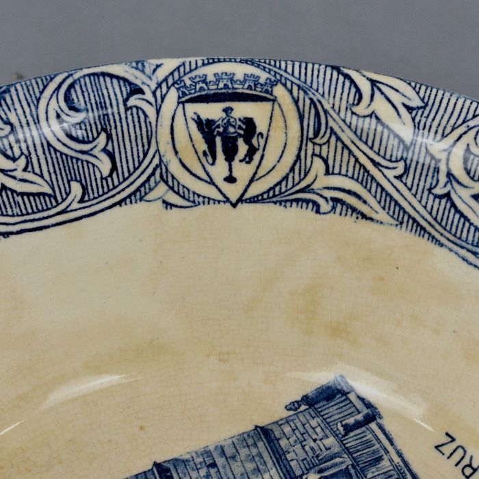 Bacia em Faiança Sacavém – Gilman com Igreja de Sta Cruz Coimbra