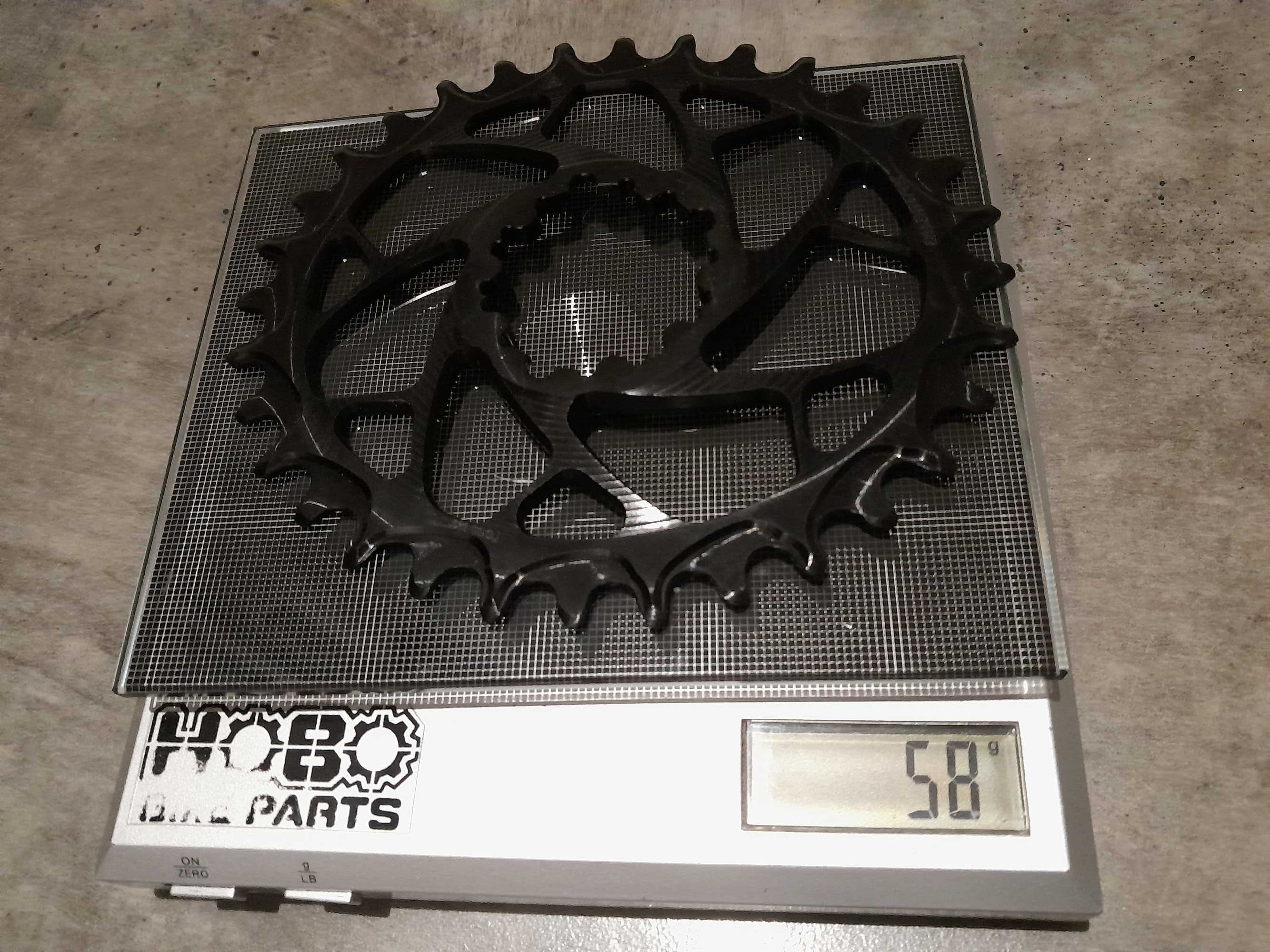 Zębatka tarcza ALUGEAR GXP/DUB 32T Oval BOOST Black 58g Sram DM