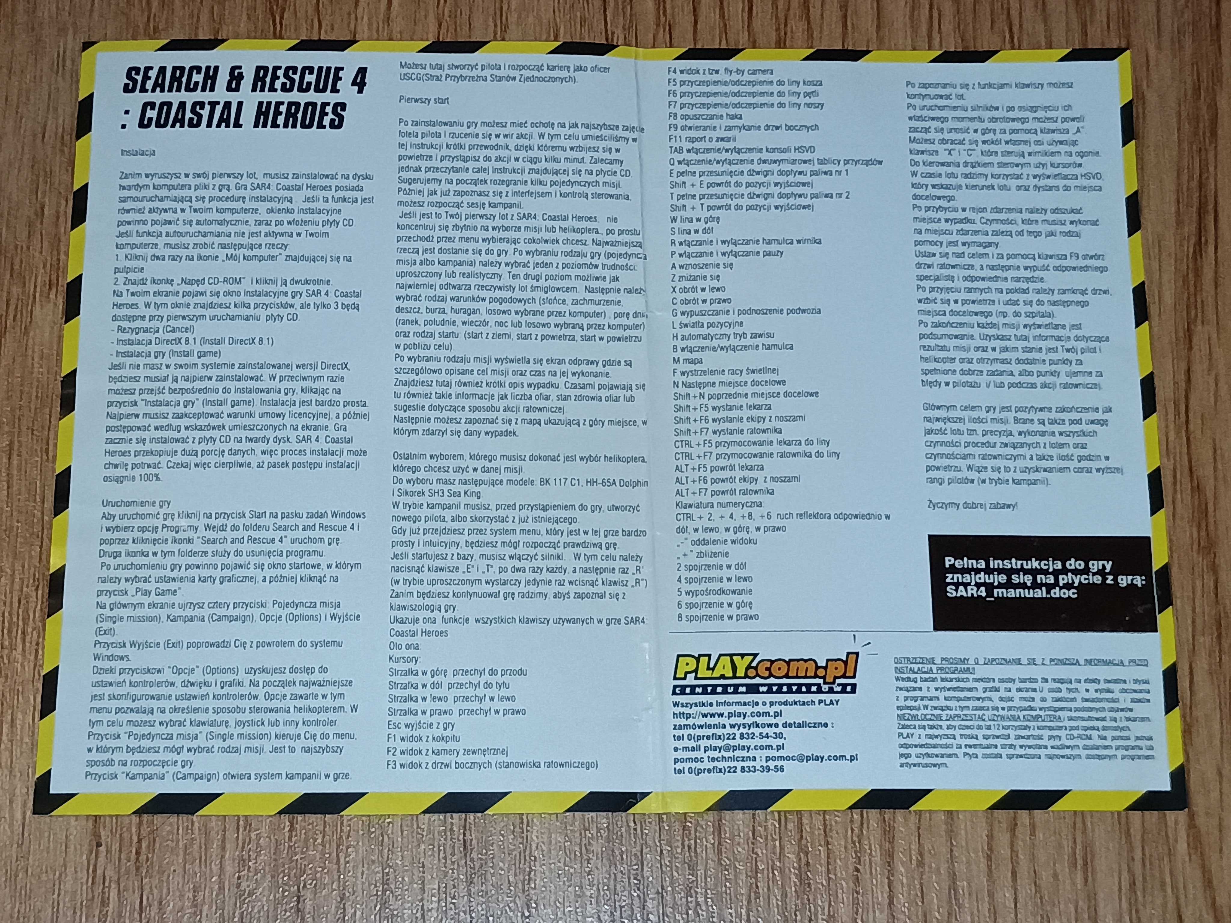 Gra PC retro Search and Rescue 4 - CD box