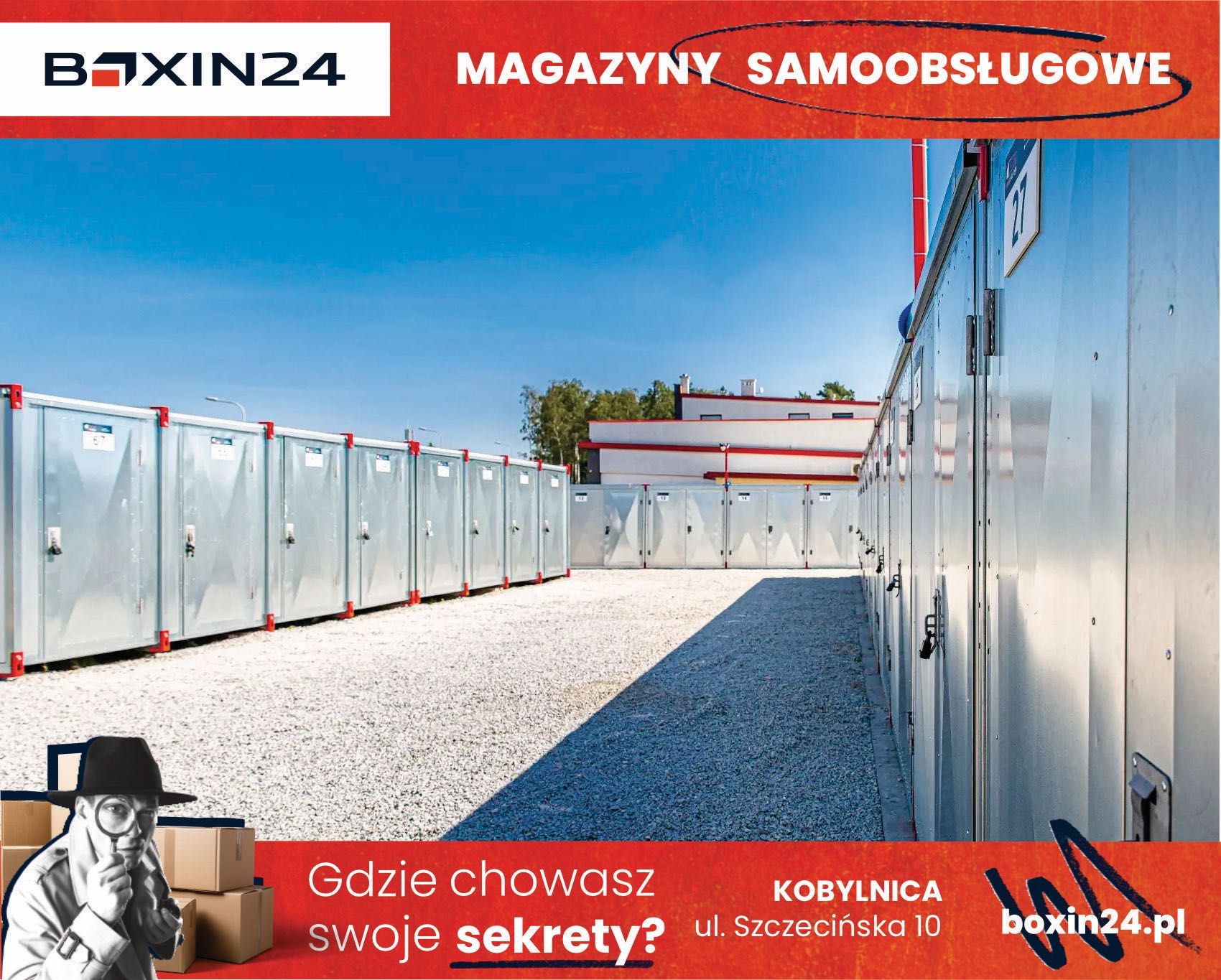 Garaż, magazyn samoobsługowy, wynajem, BOXIN24 2m²