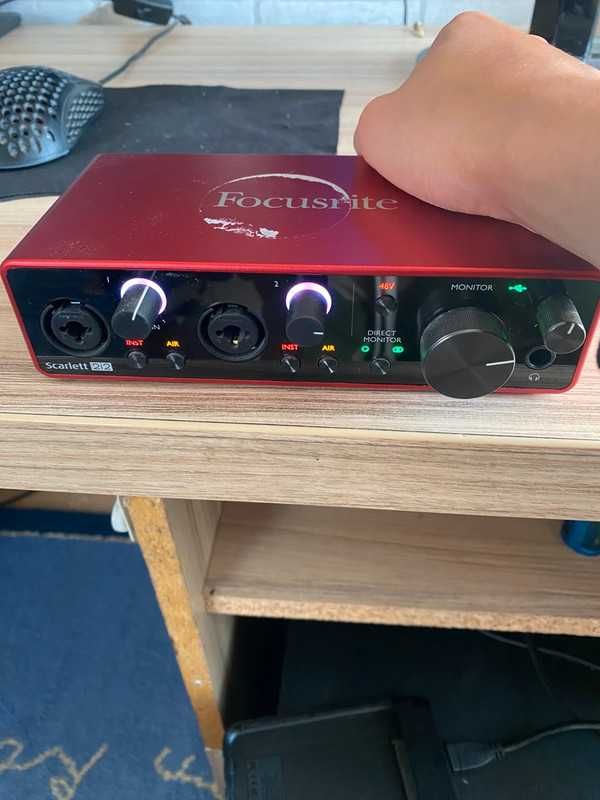 Interfejs audio Focusrite Scarlett 2i2 3 gen – do naprawy