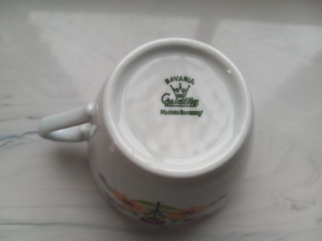 Porcelanowa filiżanka Creidlitz,dla zbieraczy pojedynczych egzemplarzy