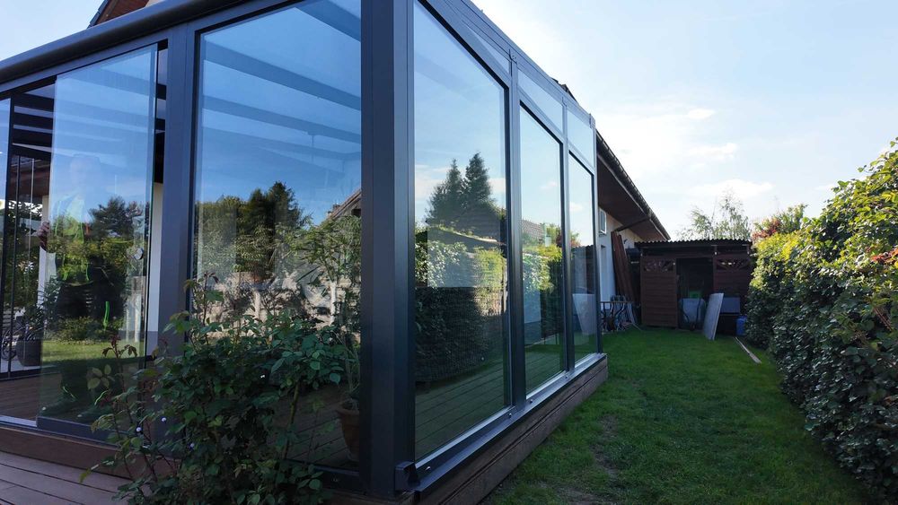 Veranda pergola zadaszenie tarasu poliwęglan komorowy lity szyba