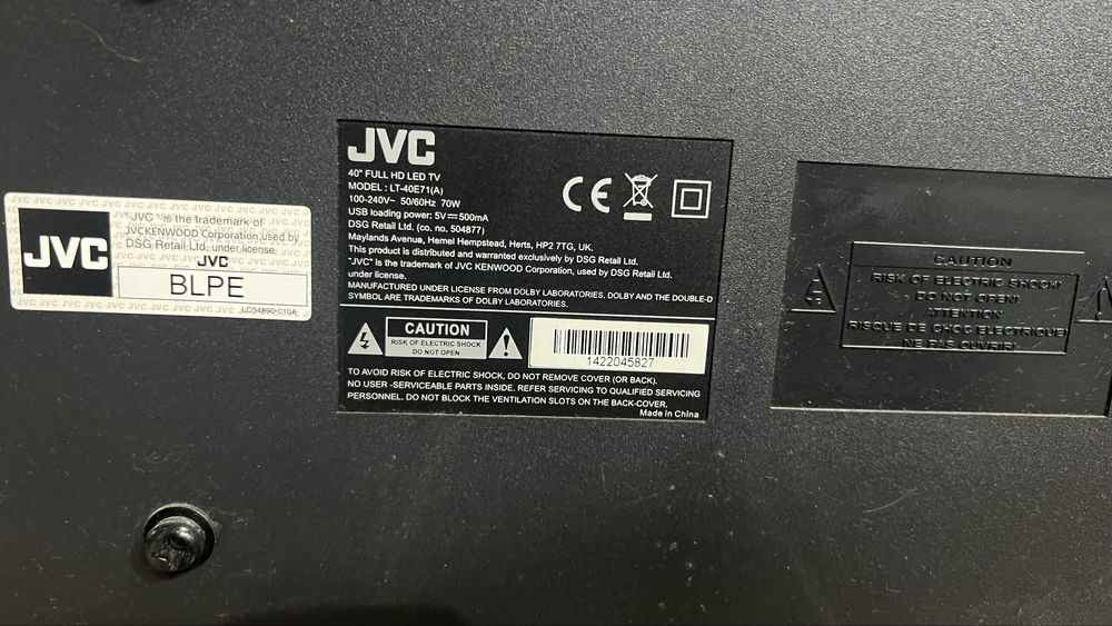 Телевізор JVC LT-40E71 40” LED FULL HD