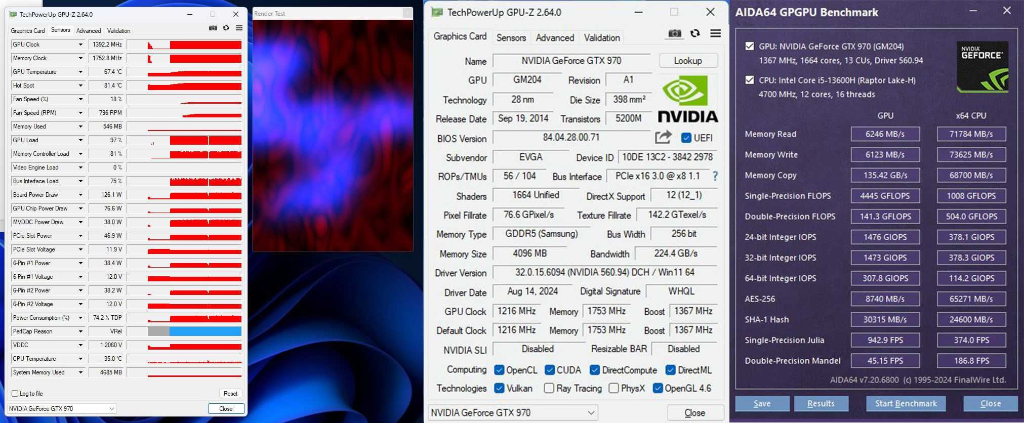 Відеокарта Evga GeForce GTX970 4096Mb FTW ACX 2.0
