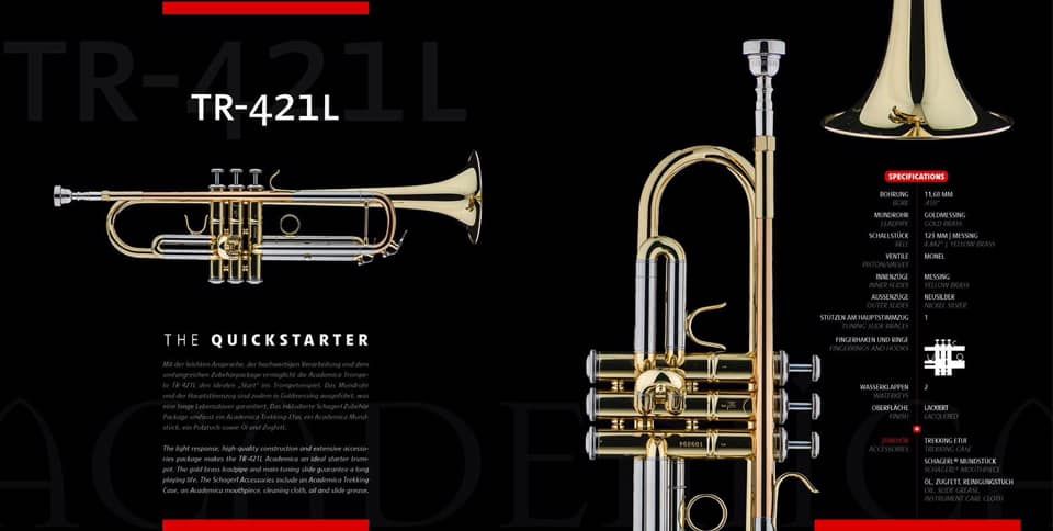 Trąbka Schagerl TR-421L NOWA