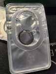 Crystal black Soczewki z brokatem zlotym -3,25dpt