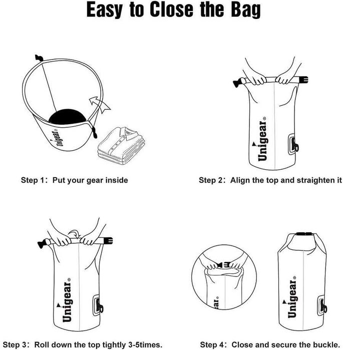 Unigear Wodoszczelny Worek Dry Bag 5L Kajak Łódź + Etui Na Tel