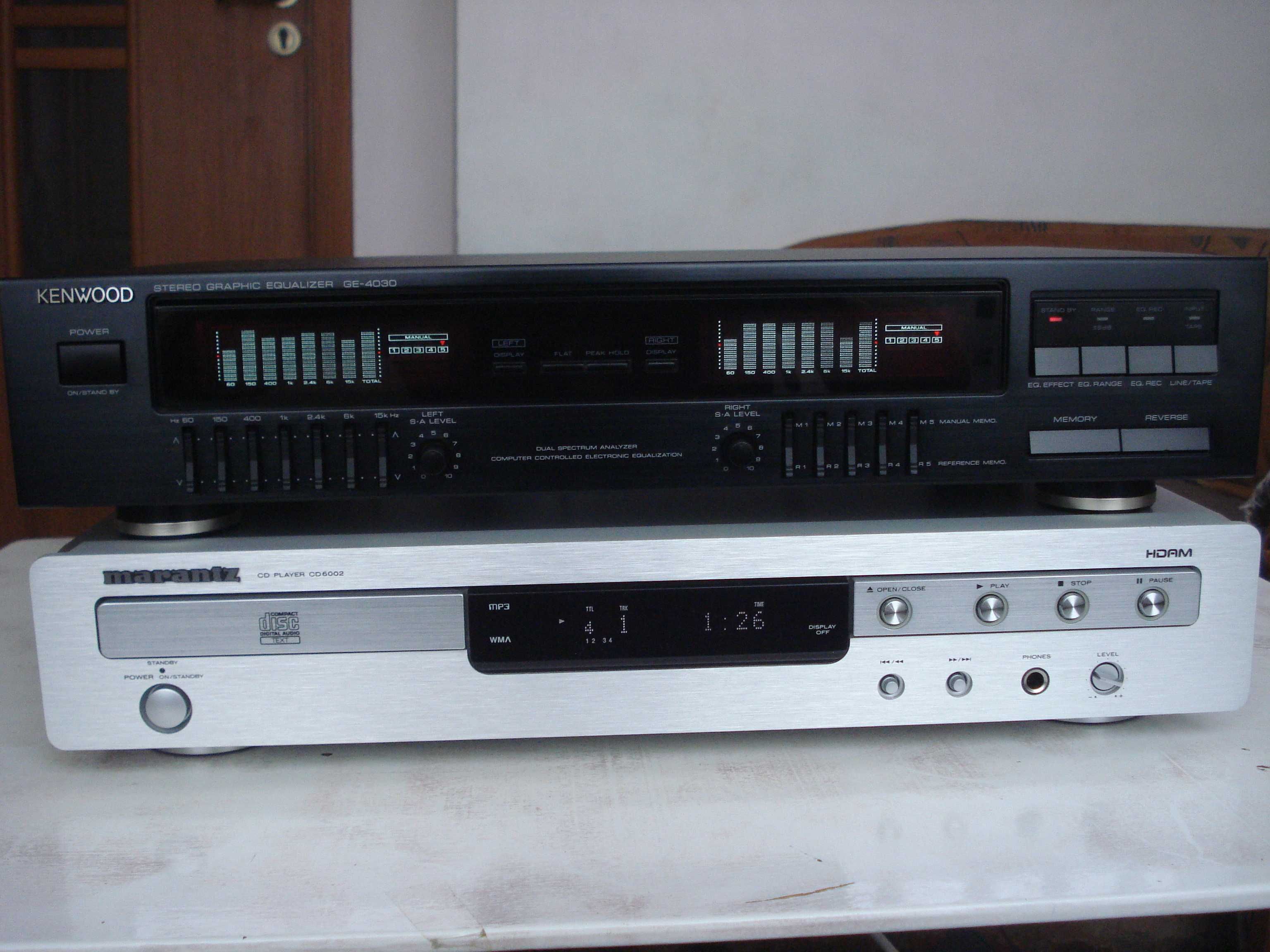 Еквалайзер "Kenwood" GE-4030, GE-910, підсил. KA-5700