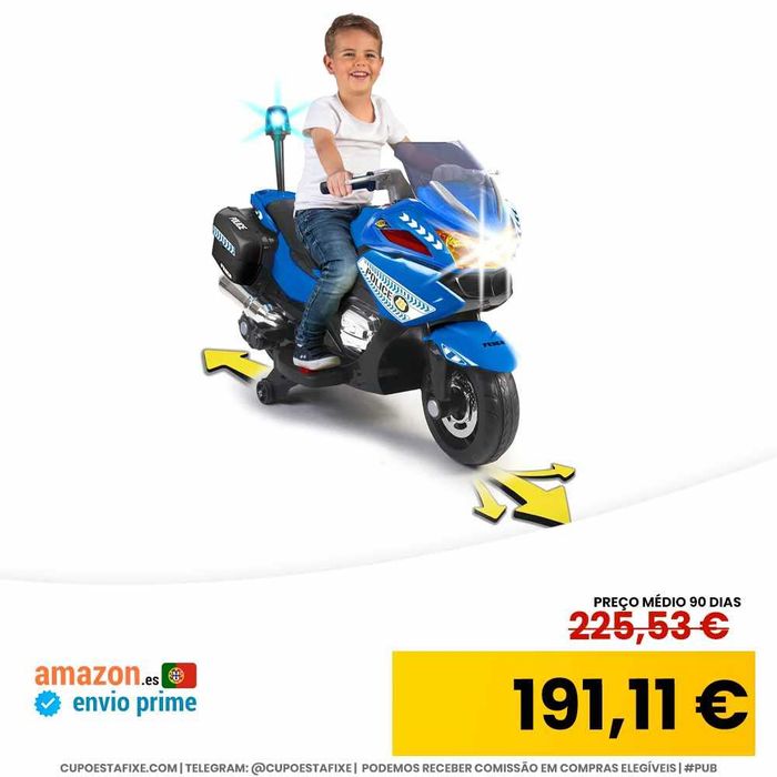 Mota infantil da policia eletrica