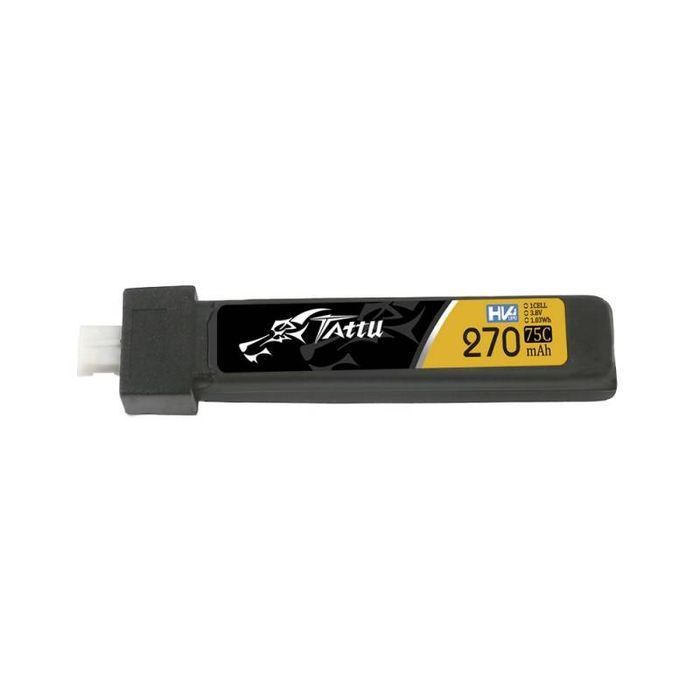 Akumulator Tattu Lipo 270Mah 3.8V 75C 1S1P Jst-Phr 2.0 (5Szt)