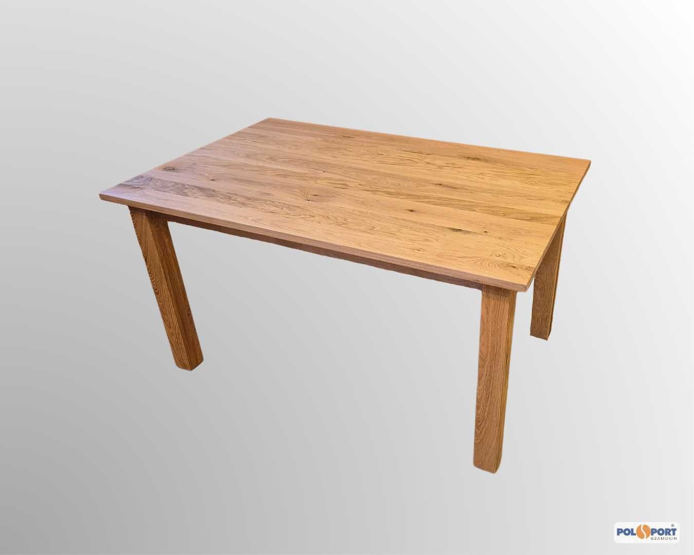 Stół dębowy 140x90 z litego drewna - dostępny od ręki!