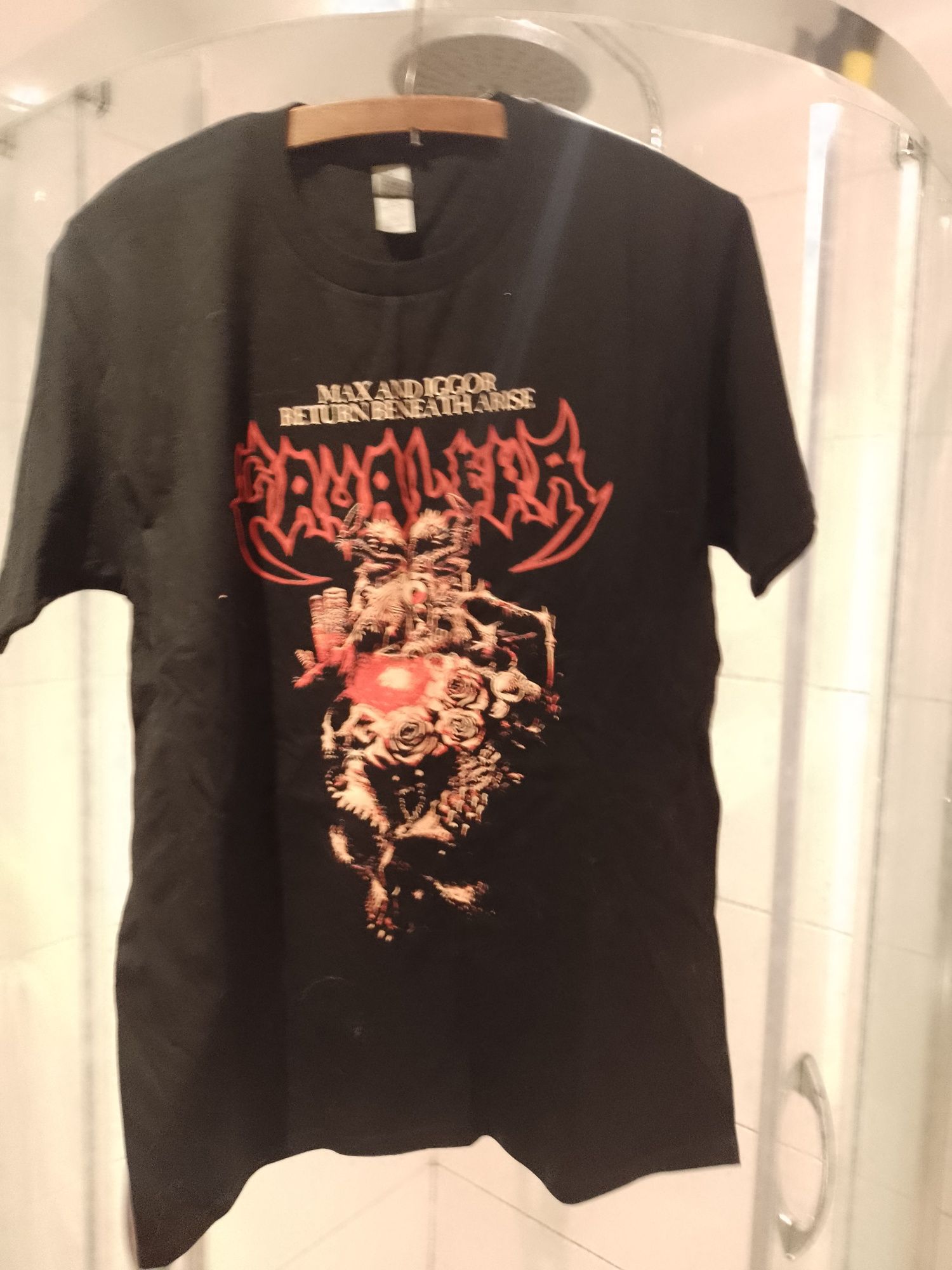 Koszulki Behemoth i cavalera conspiracy roż M