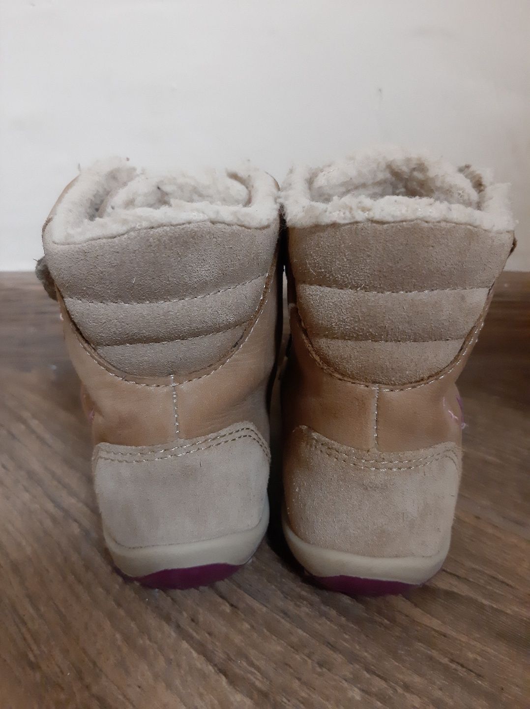 Дитяче зимове шкіряне взуття