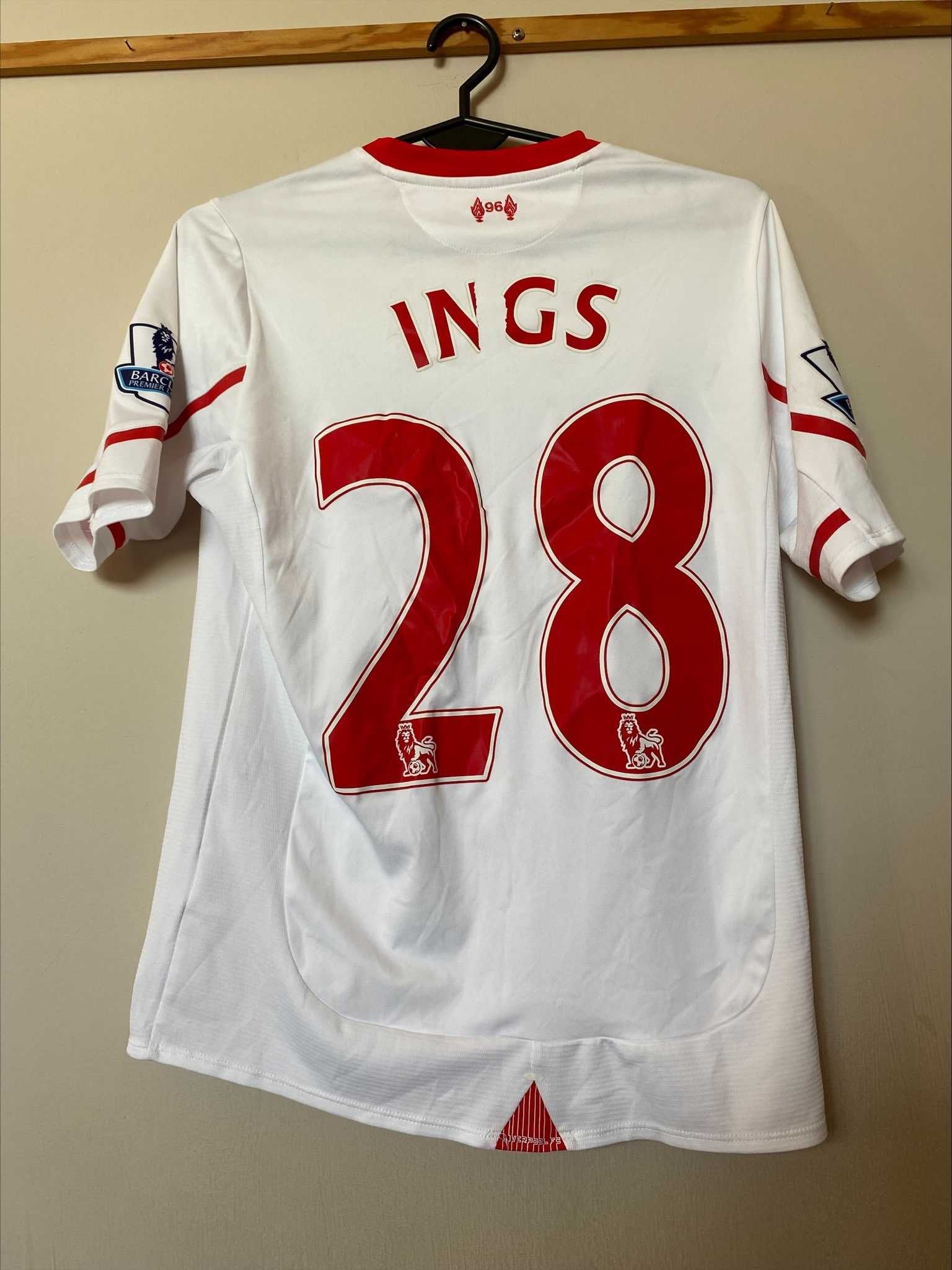 Liverpool F.C. nr 28 Ings - 2015 - 2016 - New Balance - Unikat