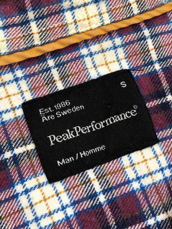 Peak Performance Koszula Flanelowa Męska Logo r. S