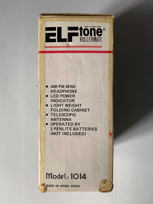 Vintage AM/FM Foldable Headphone Radio