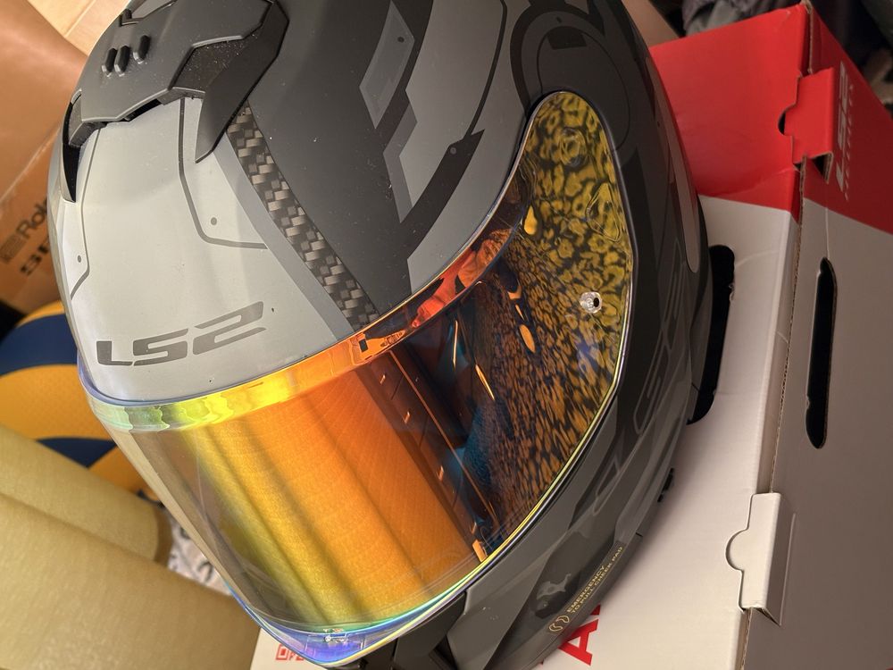 Kask ls2 blenda,2szyby,raz uzyty