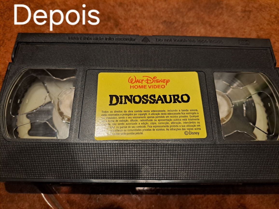 Faço limpeza profunda de cassetes VHS