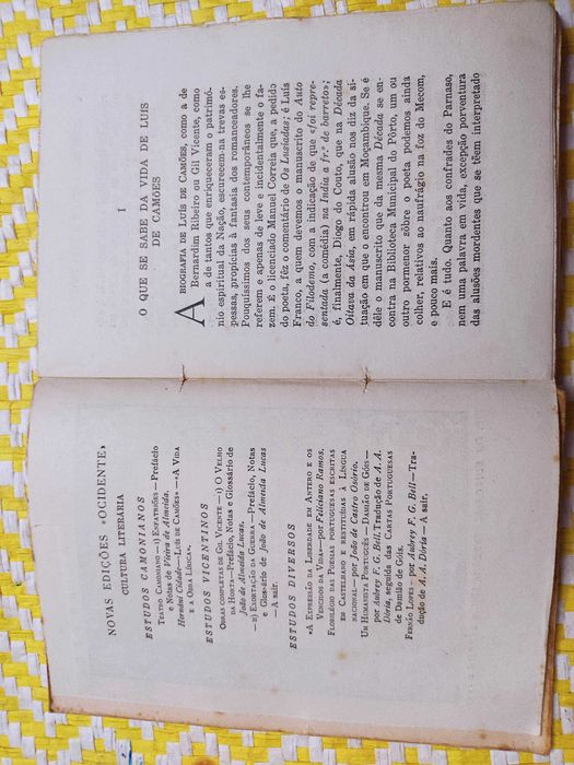 Luís de Camões - a vida e a obra lírica – Hernani Cidade