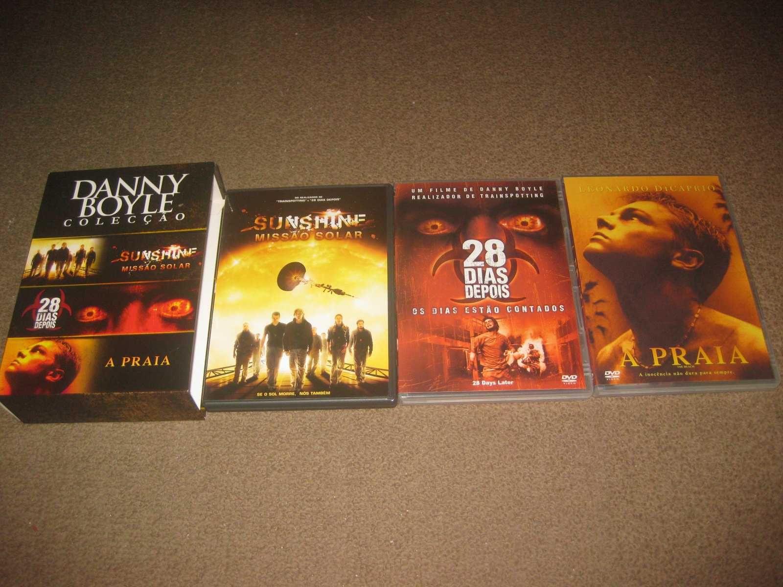 3 Filmes em DVD do "Danny Boyle" Com Box Arquivadora!