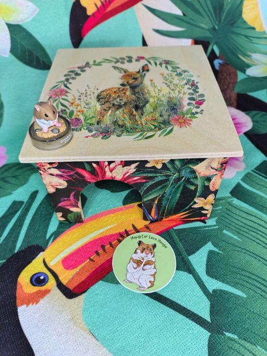 Domek jednokomorowy i pudełeczko kwiatków 350ml