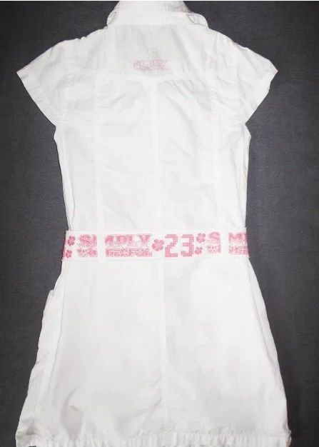 ŚLICZNA sukienka biała rozmiar 122 stan BARDZO DOBRY