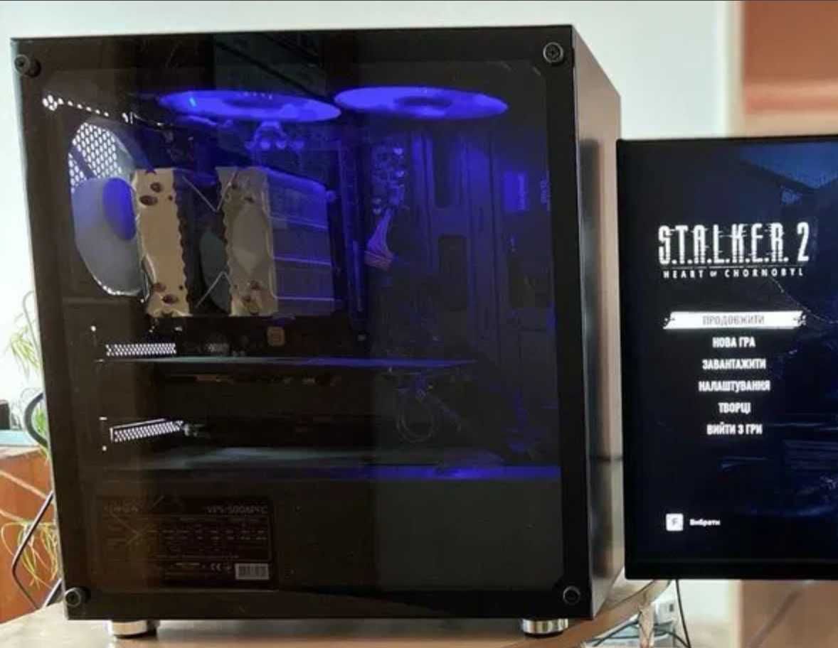 Комп'ютер Xeon-8 ядер, 16 GB ОЗП, відео RX 570, 2 SSD 128 та 512 GB