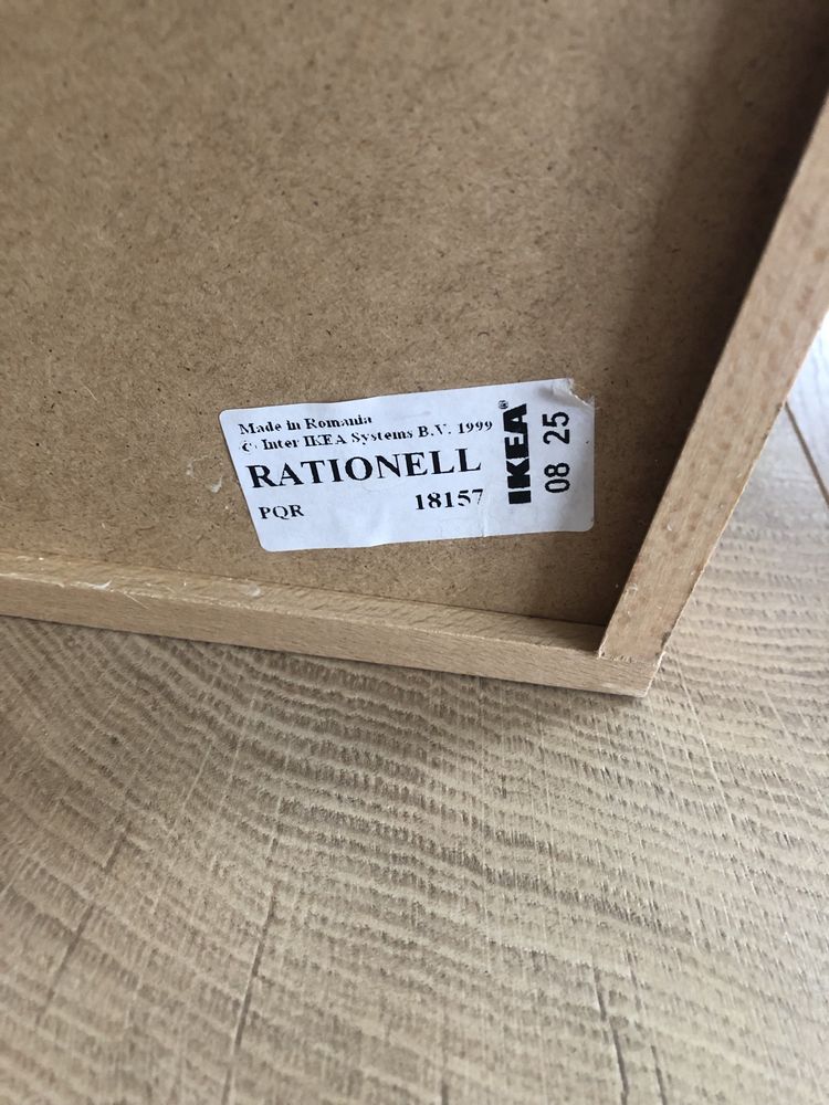 IKEA Rationell taca na sztućce bambus organizer do szuflady uppdatera