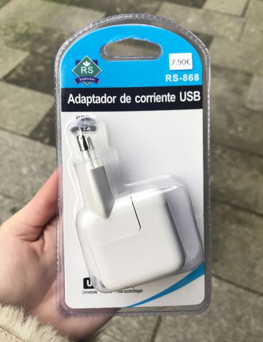 Adaptador de corrente USB para iPad / Carregador USB para iPad -Selado