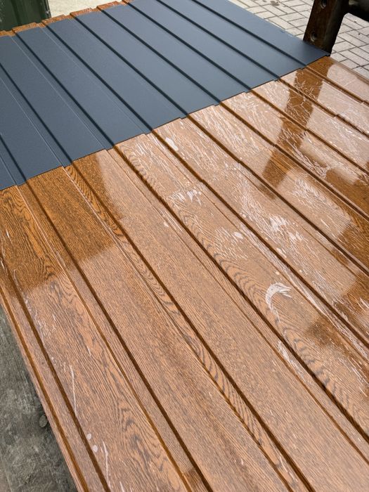 Blacha trapezowa drewnopodobna T-7 Złoty Dąb