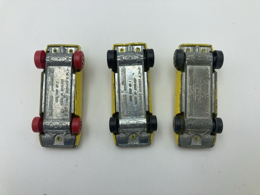 Matchbox Superfast No. 1 Mod Rod Yellow Lesney 3 szt