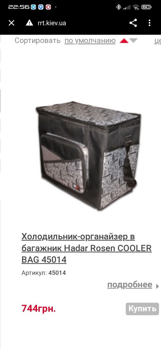 Холодильник-органайзер в багажник Hadar Rosen COOLER BAG 45014