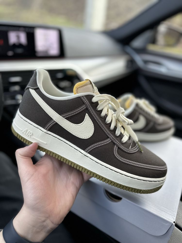 Оригінал! Nike Air Force 1 PRM Baroque Brown CI9349-201 44.5 US 10.5