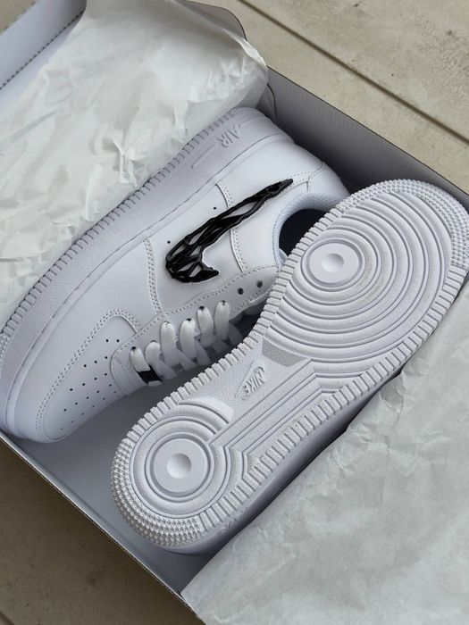 Є В НАЯВНОСТІ‼️Кросівки Nike Air Force 1 Low Molten Metal (Білий Свуш)